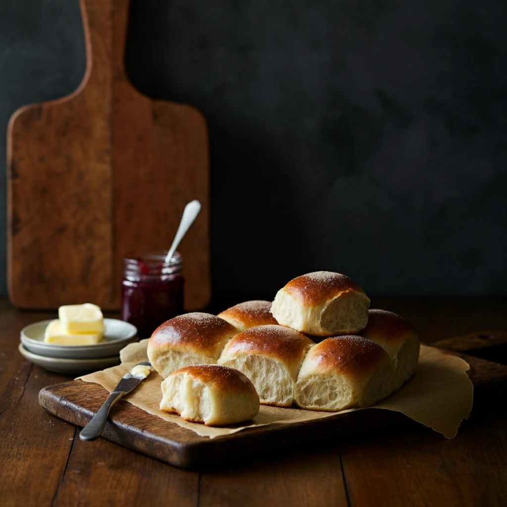 no yeast dinner rolls